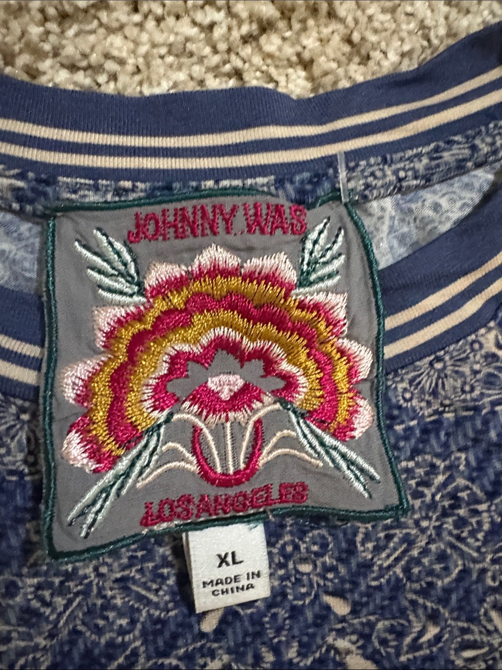 Johnny Was the Janie favorite short sleeve tee - Picture 2 of 3